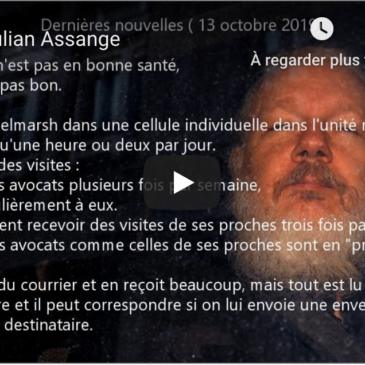 Vidéo – Pour Julian Assange